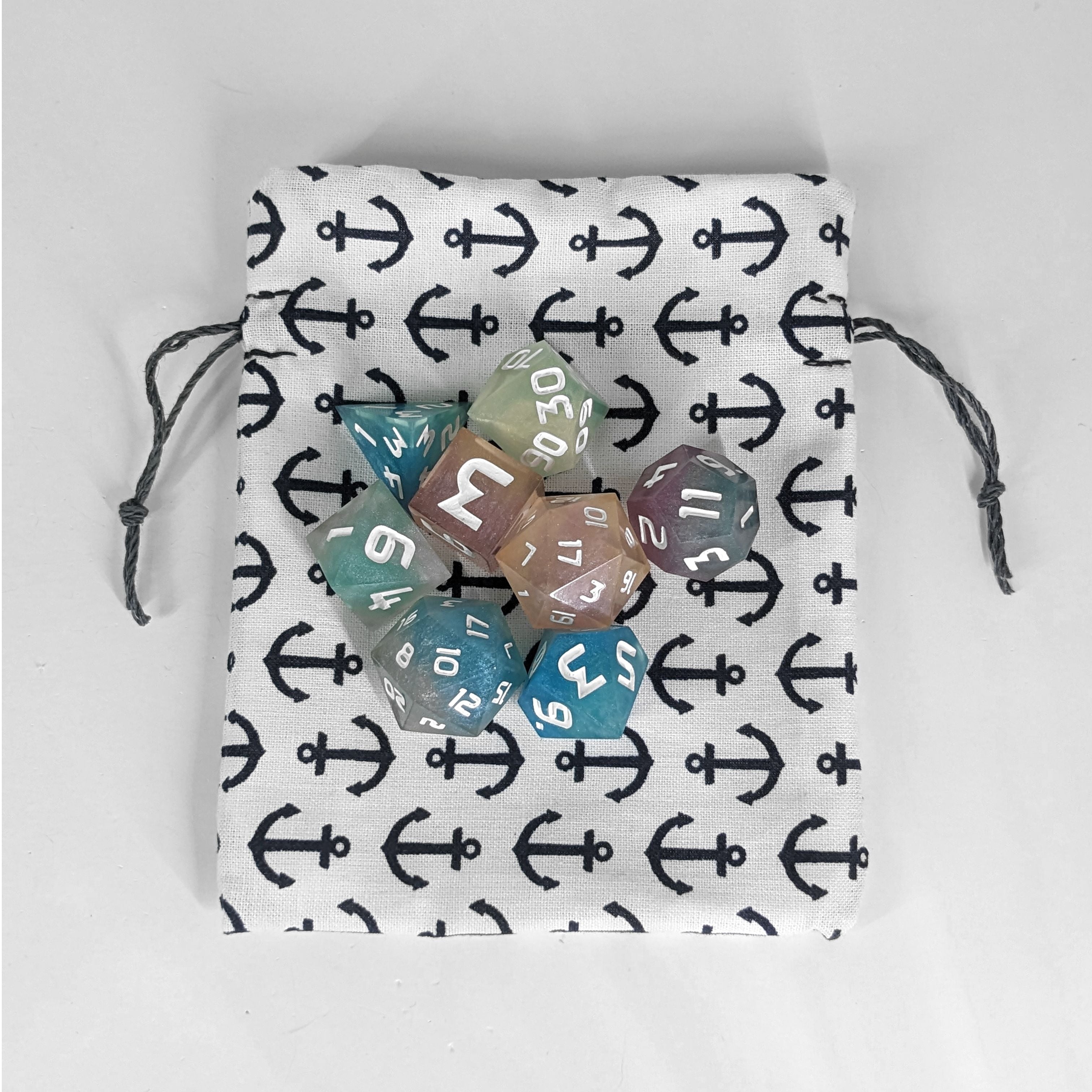 Small Handmade Dice Bag: Patterned, No Grommet – Lucky Rabbit Dice