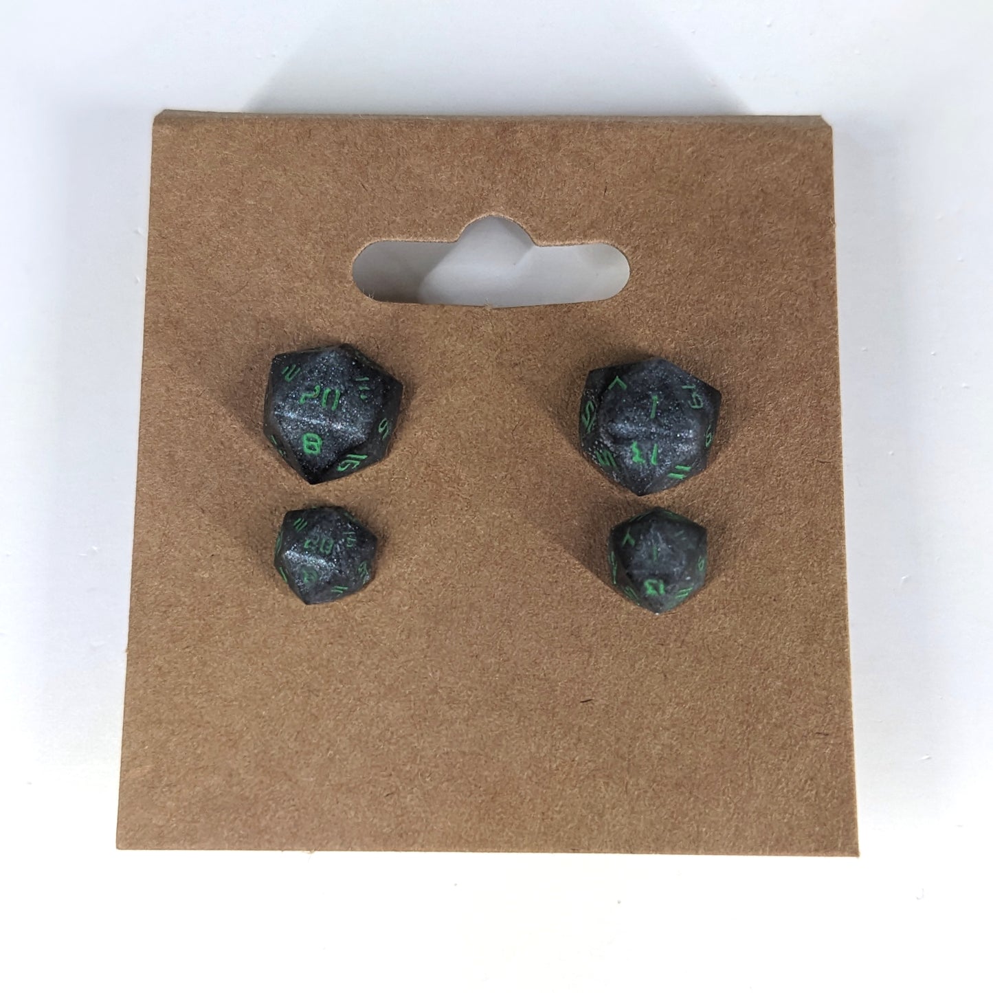 Black Dragon Stud Earrings
