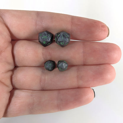 Black Dragon Stud Earrings