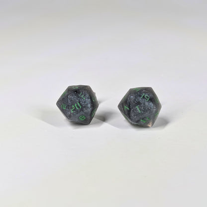 Black Dragon Stud Earrings
