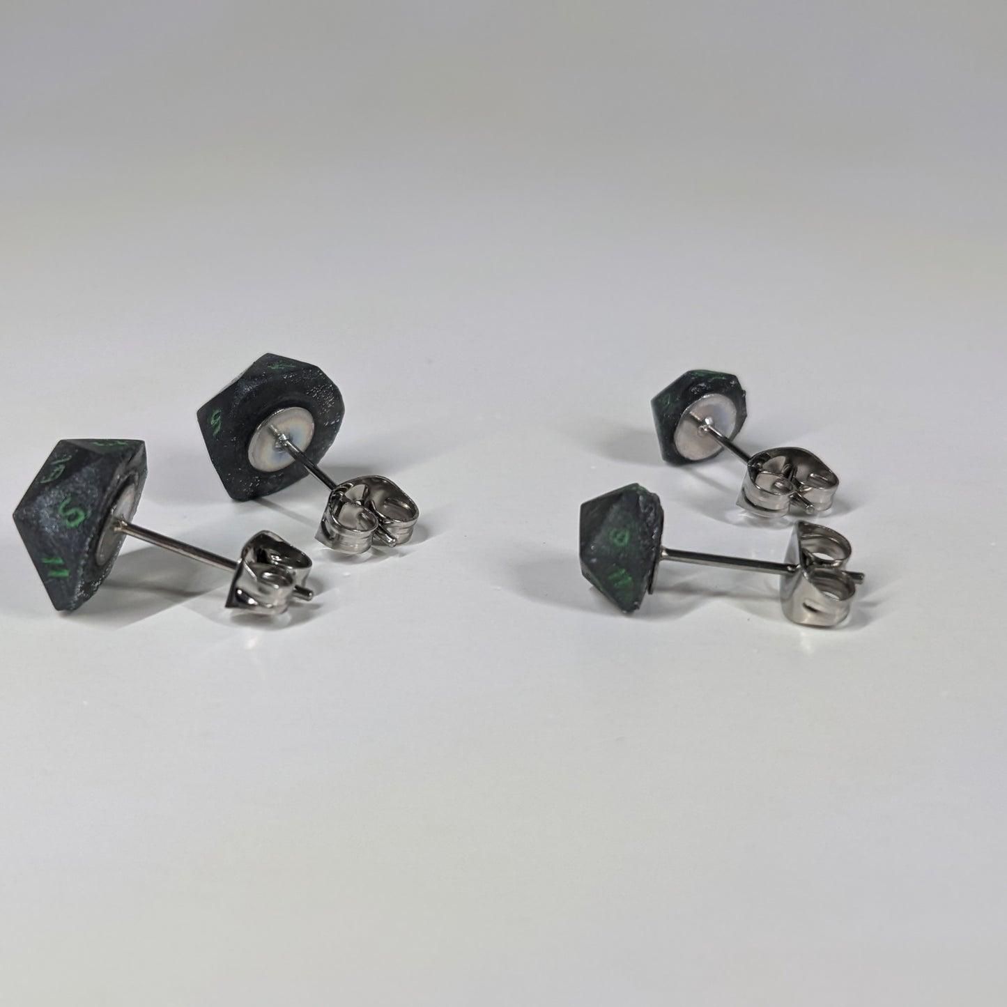 Black Dragon Stud Earrings