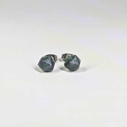 Black Dragon Stud Earrings
