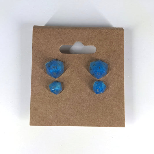 Blue Dragon Stud Earrings