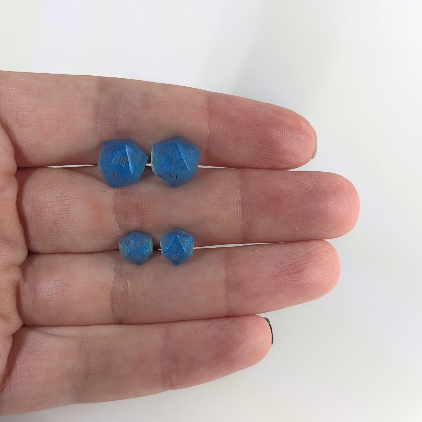 Blue Dragon Stud Earrings