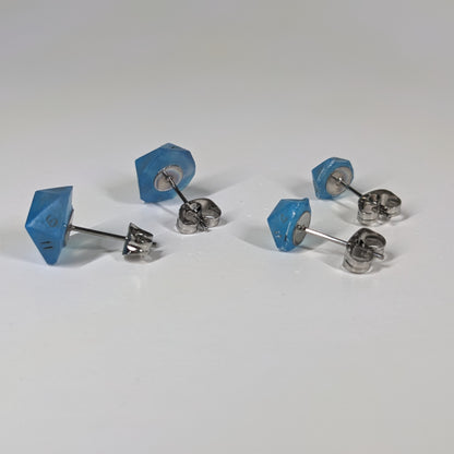 Blue Dragon Stud Earrings