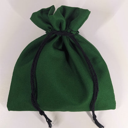 Dark Green Medium Dice Bag