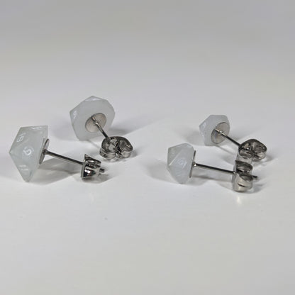 Frosty Stud Earrings