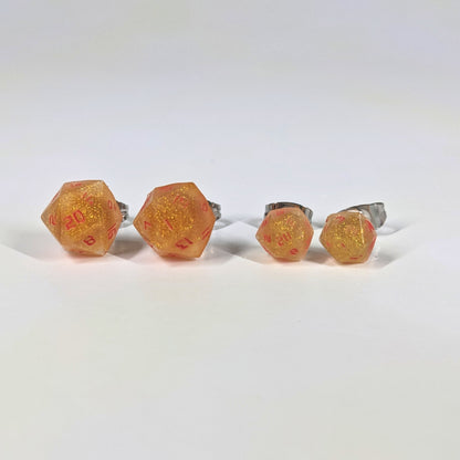 Gold Dragon Stud Earrings