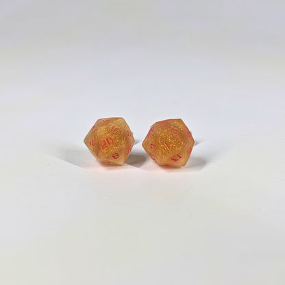 Gold Dragon Stud Earrings