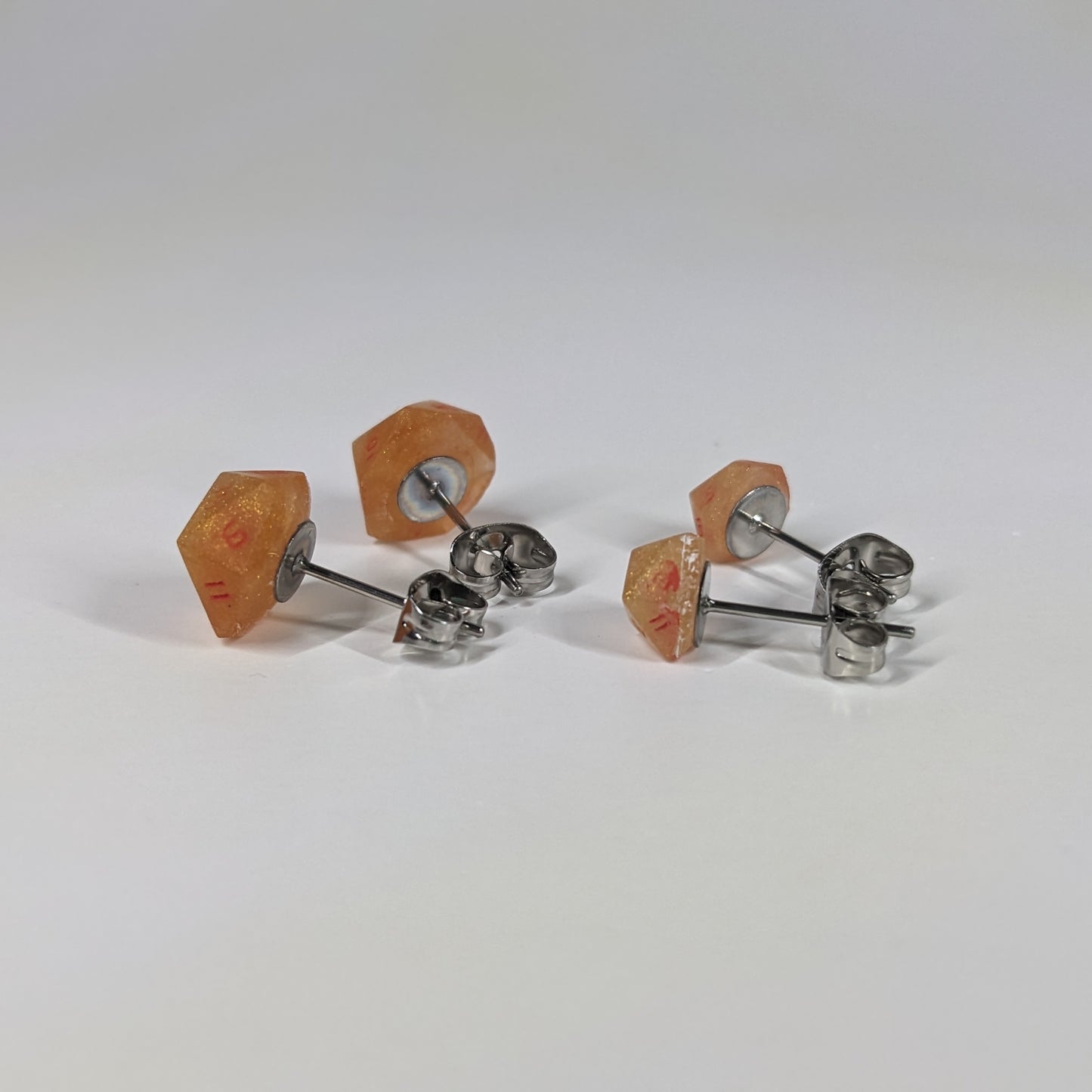 Gold Dragon Stud Earrings