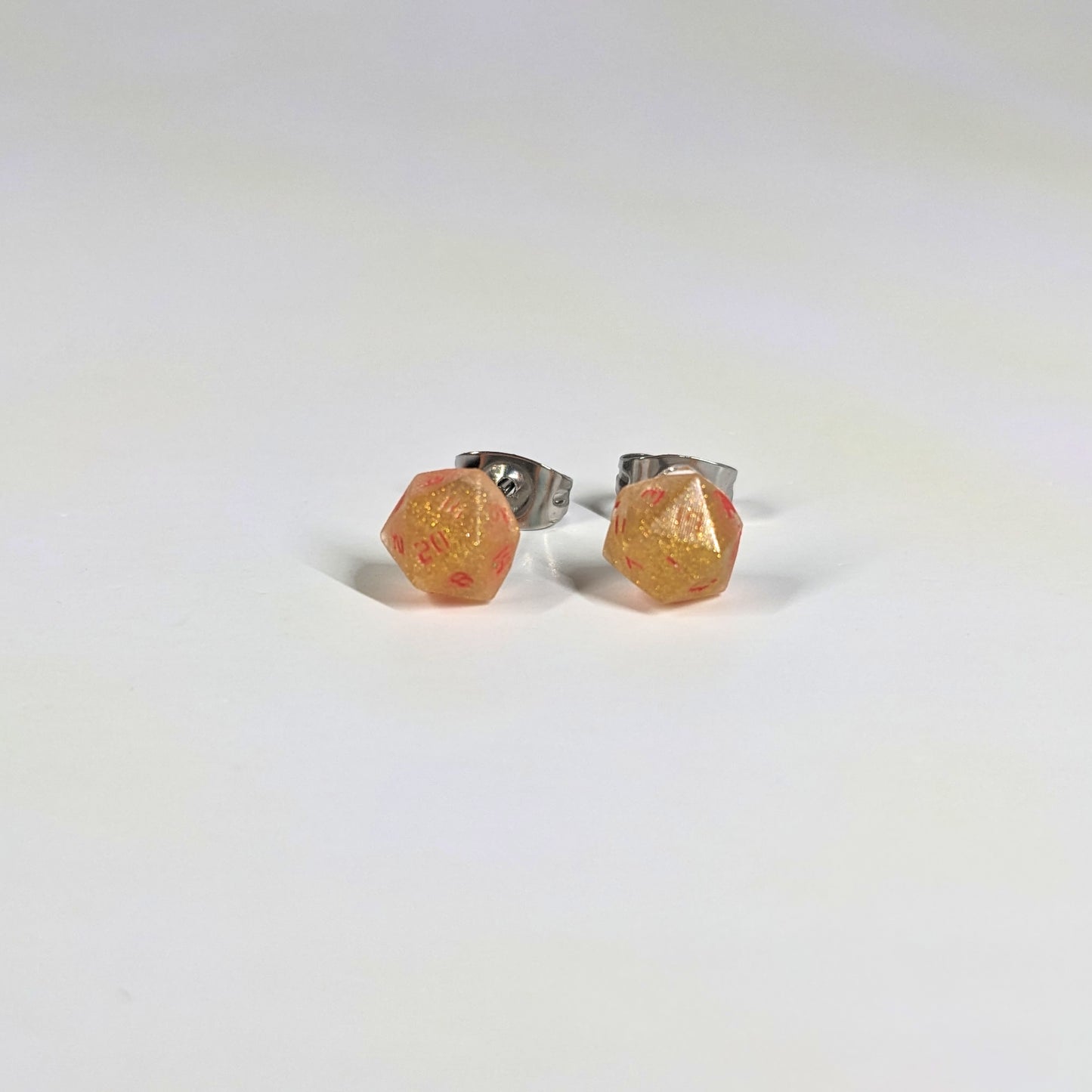 Gold Dragon Stud Earrings