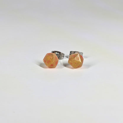 Gold Dragon Stud Earrings