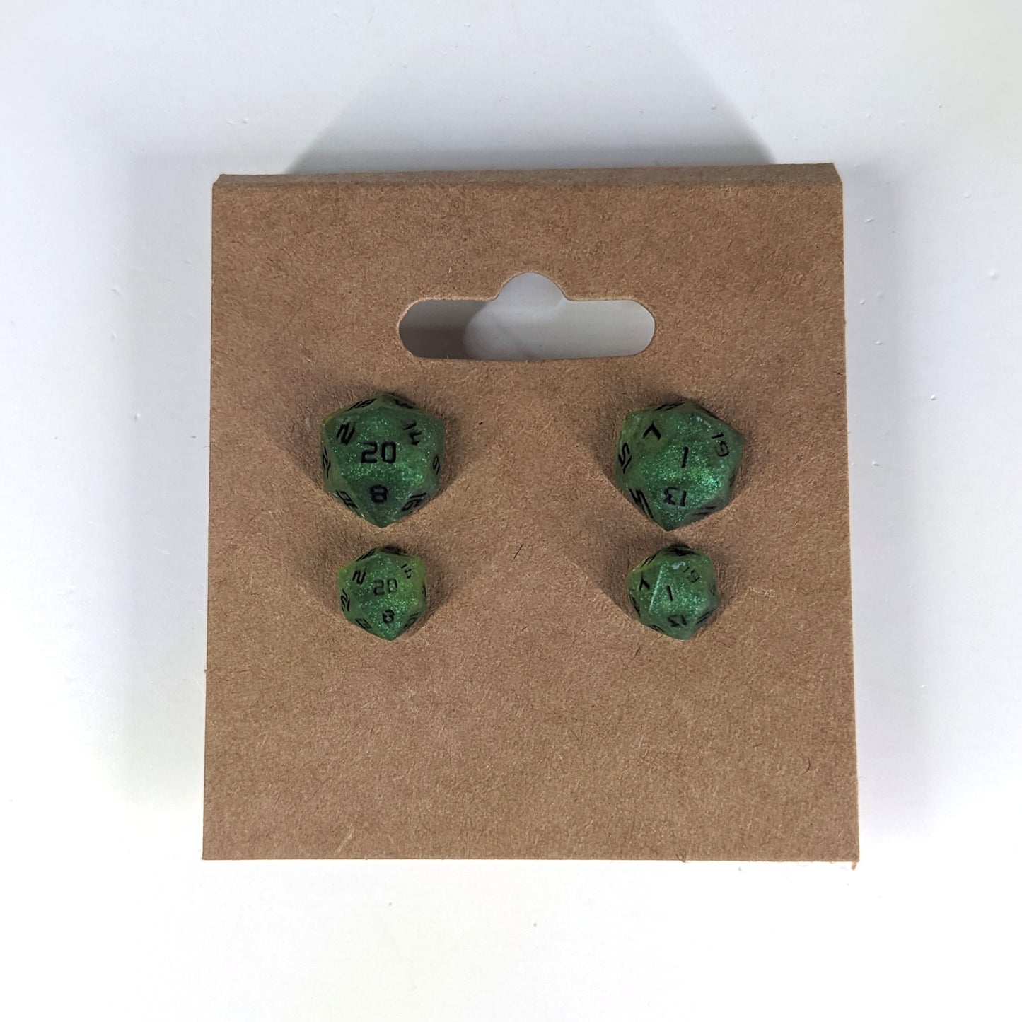 Green Dragon Stud Earrings