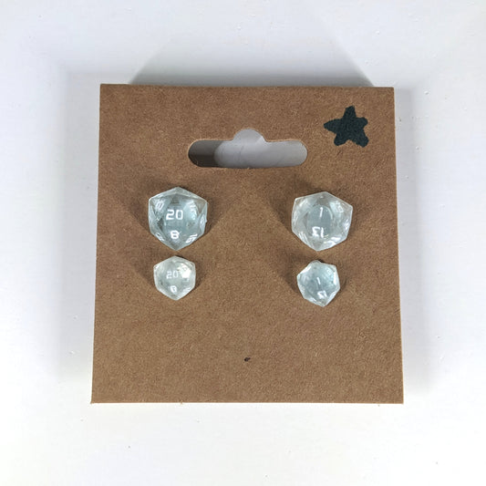 Ice Walker Stud Earrings Sterling Silver