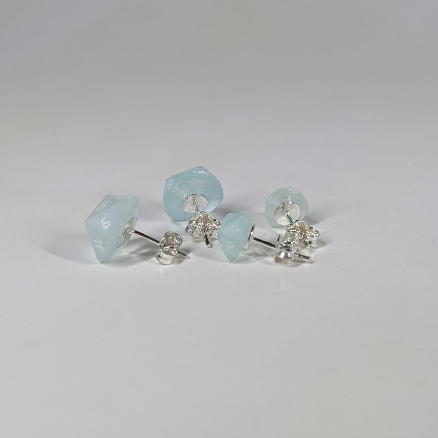 Ice Walker Stud Earrings Sterling Silver