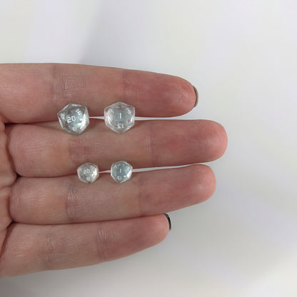 Ice Walker Stud Earrings Sterling Silver
