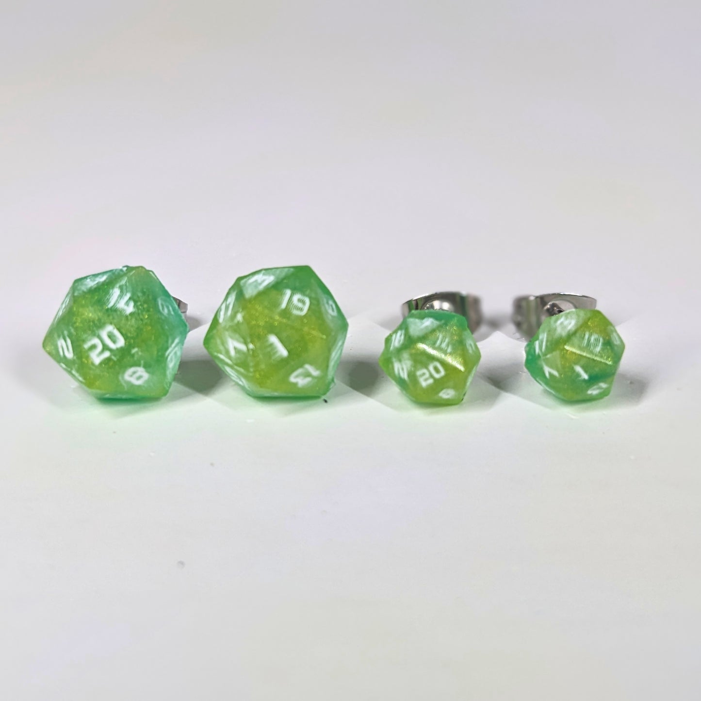 Limeburst Stud Earrings