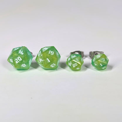 Limeburst Stud Earrings
