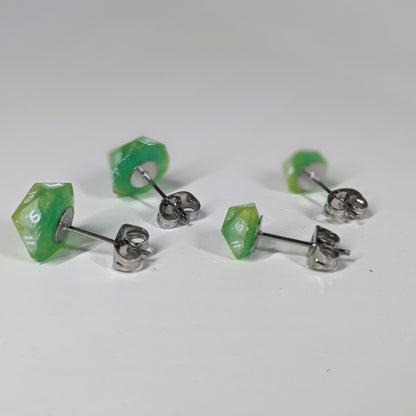 Limeburst Stud Earrings