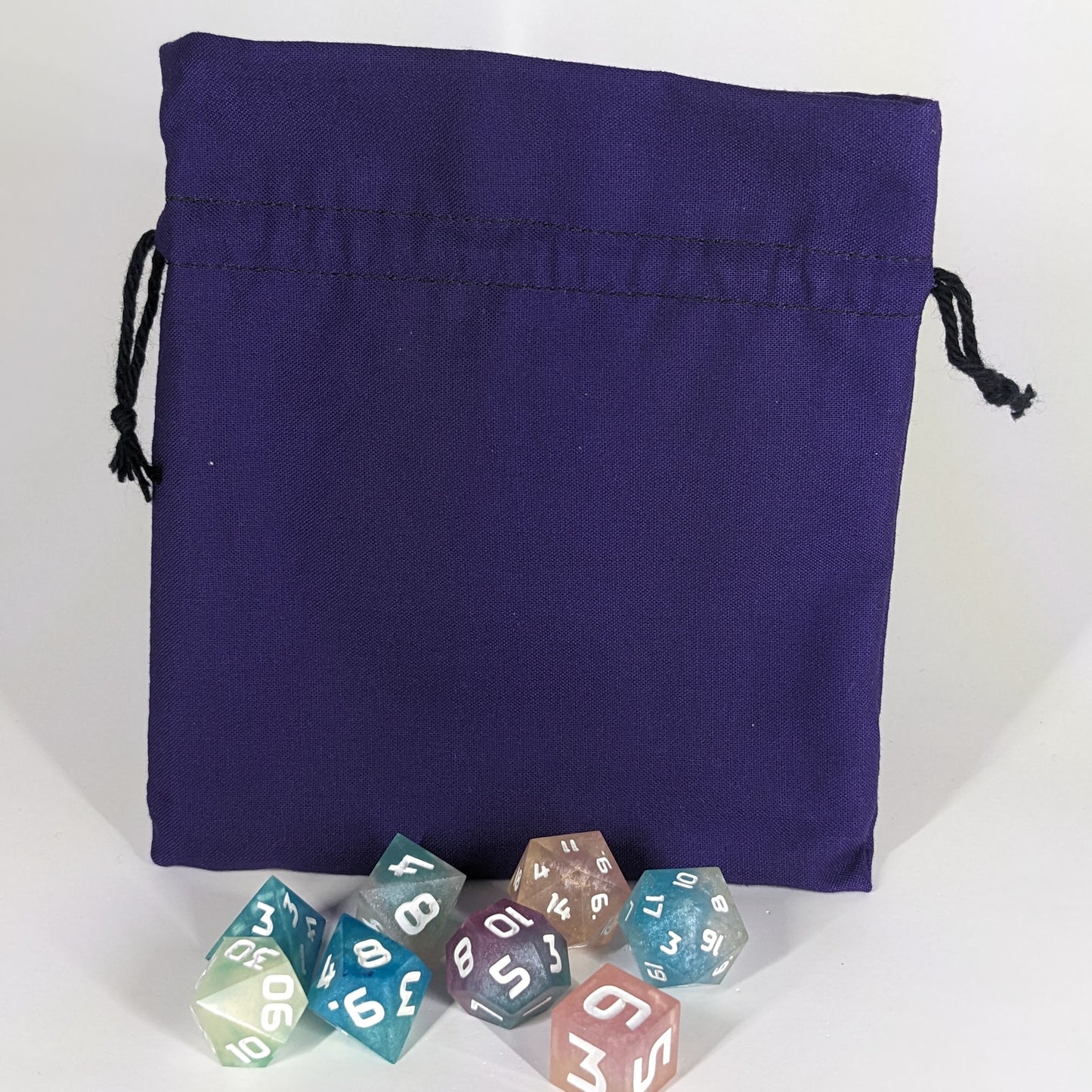 Purple Medium Dice Bag
