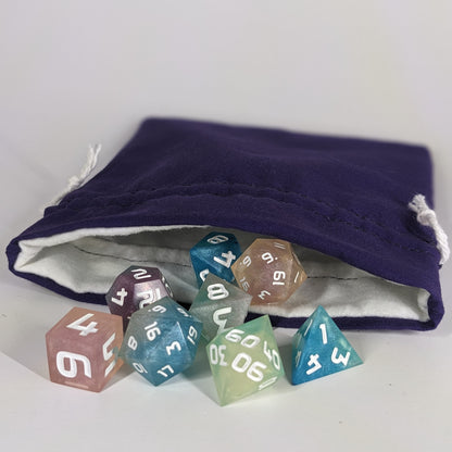 Purple Medium Dice Bag