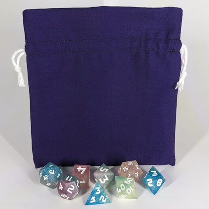 Purple Medium Dice Bag