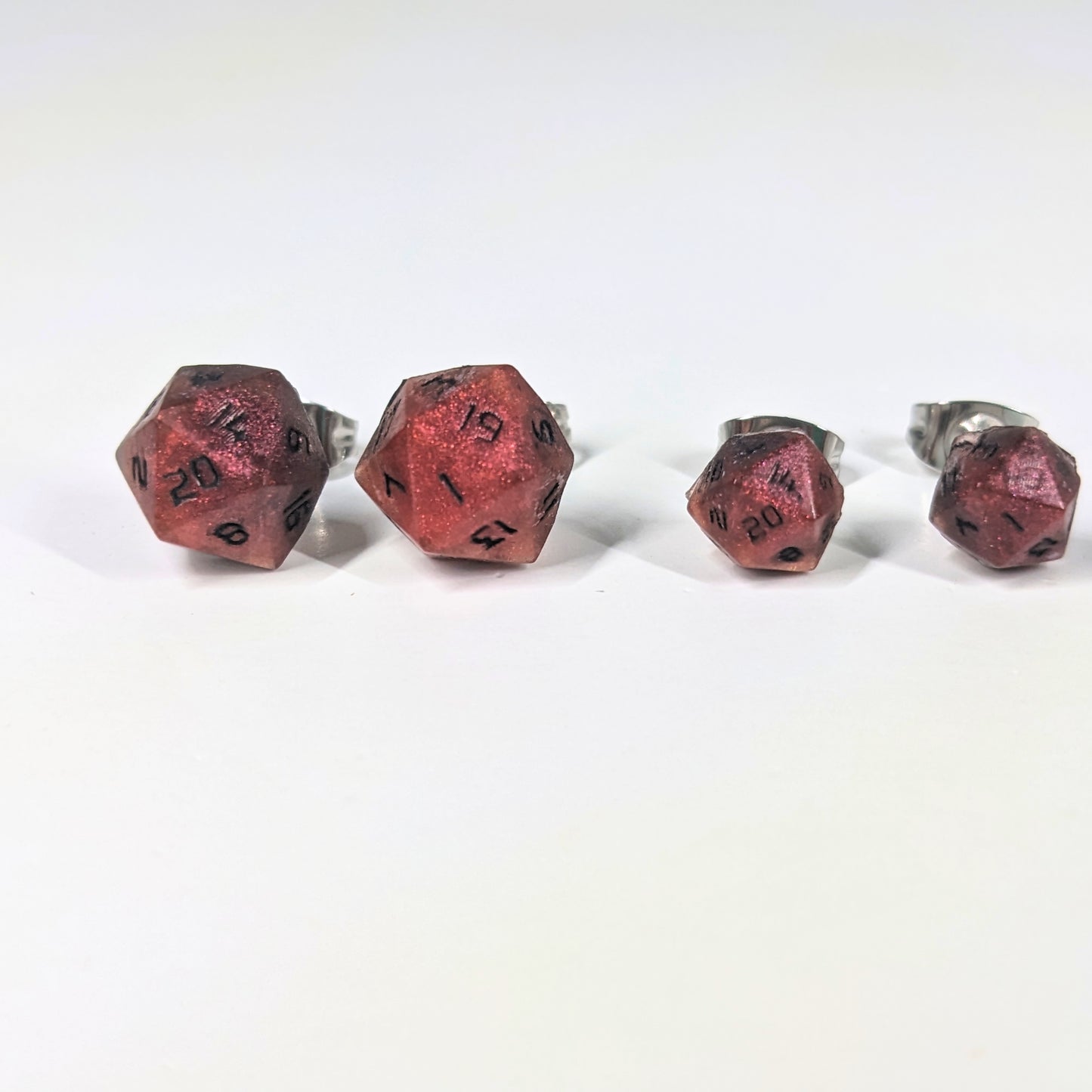 Red Dragon Stud Earrings