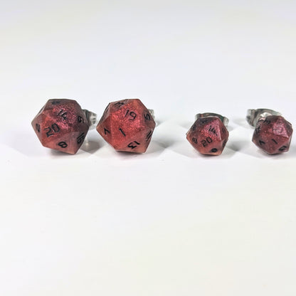Red Dragon Stud Earrings