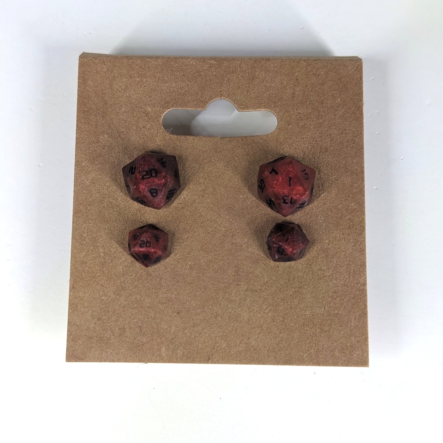 Red Dragon Stud Earrings