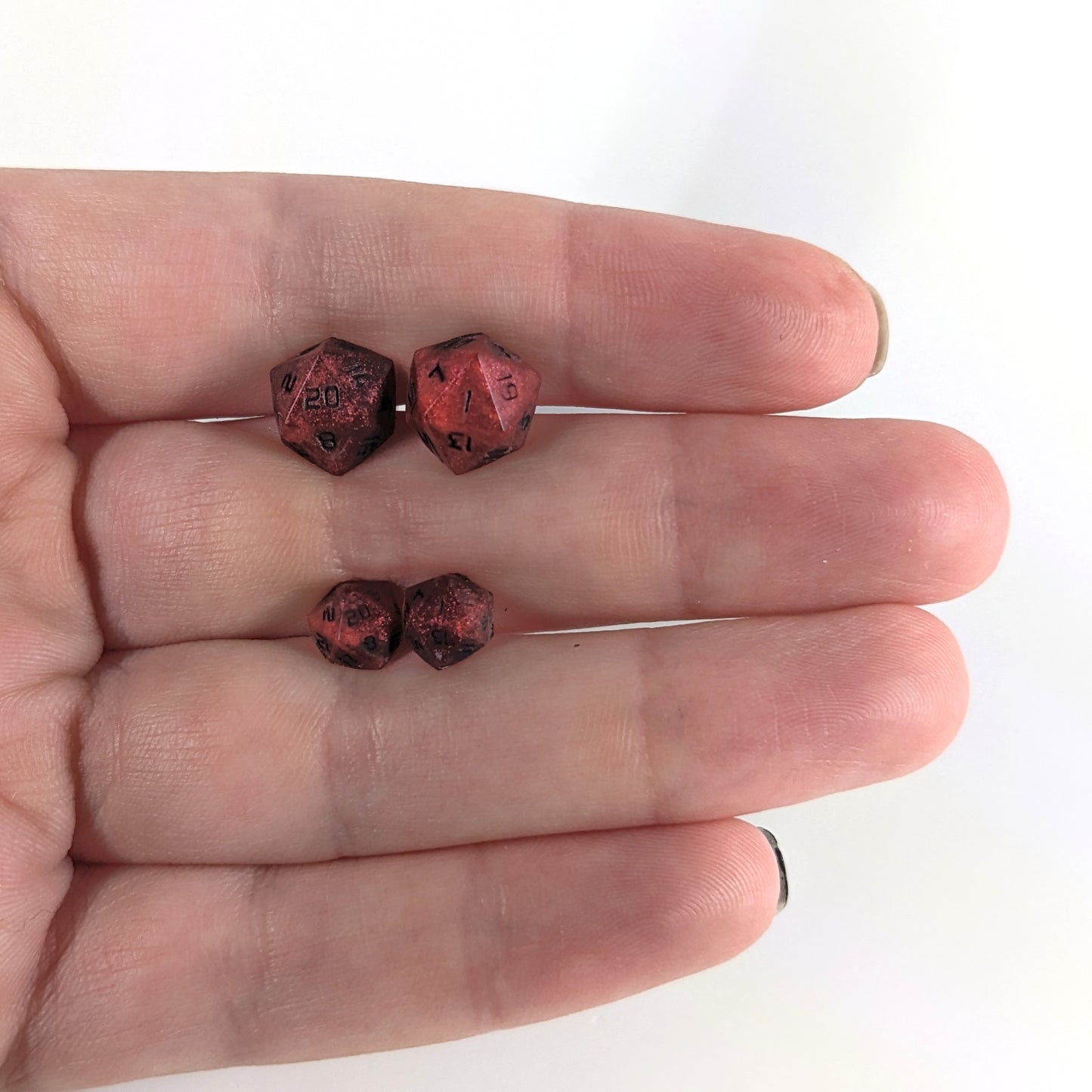 Red Dragon Stud Earrings