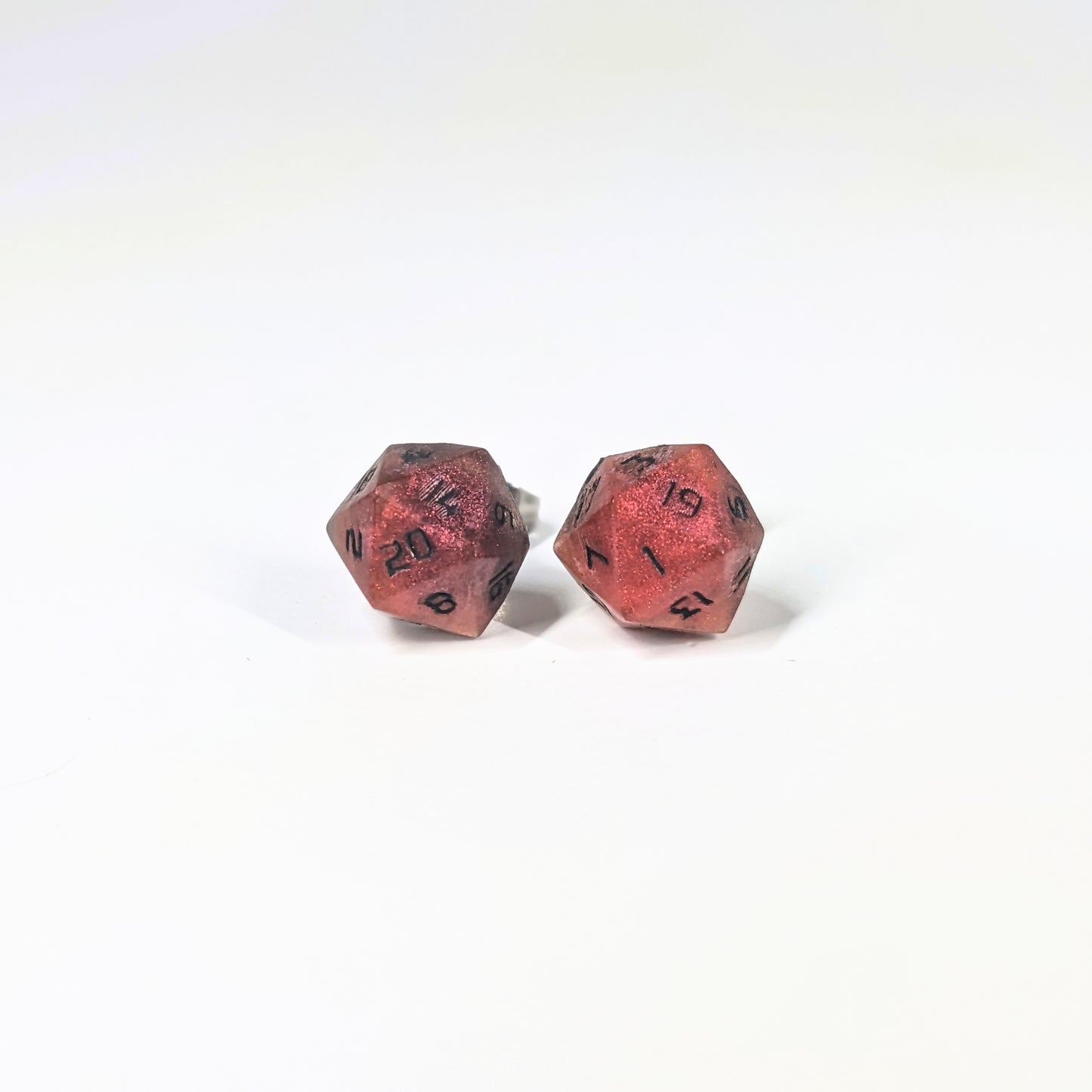 Red Dragon Stud Earrings