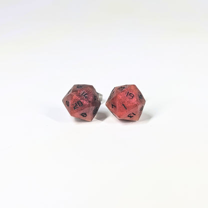 Red Dragon Stud Earrings