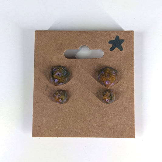 Cursed Crown Stud Earrings Sterling Silver