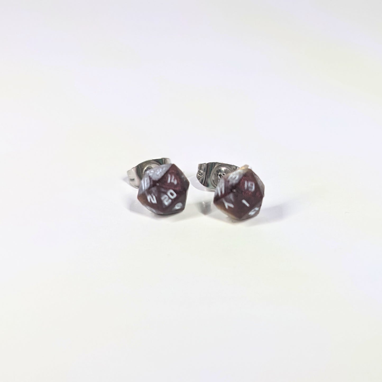 Tri Color Stud Earring